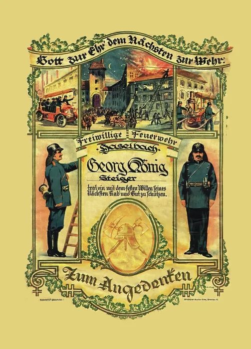 Framed Print : Freiwilligen Feuerwehr Haselbach Framed Print : Freiwilligen Feuerwehr Haselbach