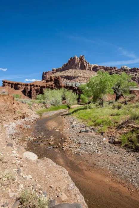 Framed Print : Fremont River near Fruita, Capitol Reef National Park, Utah, USA Framed Print : Fremont River near Fruita, Capitol Reef National Park, Utah, USA
