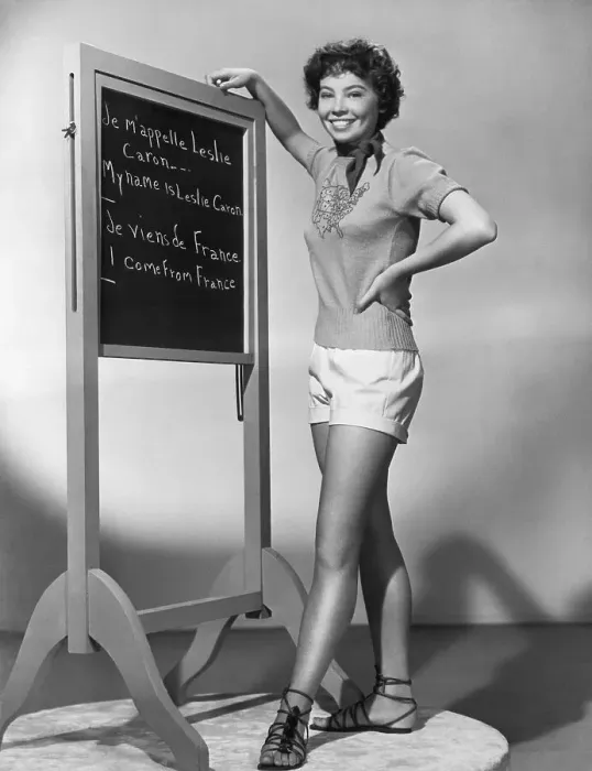 Framed Print : French Actress and Ballerina Leslie Caron Framed Print : French Actress and Ballerina Leslie Caron