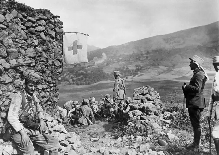Framed Print : French Army at Outdoor Post Framed Print : French Army at Outdoor Post