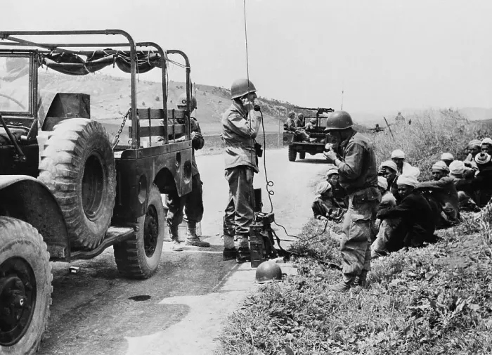 Framed Print : French Army Waiting on Patrol Framed Print : French Army Waiting on Patrol