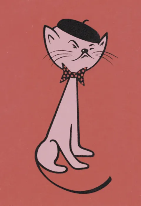 Framed Print : French Cat Framed Print : French Cat
