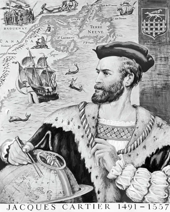 Framed Print : French Explorer And Sailor Cartier Framed Print : French Explorer And Sailor Cartier