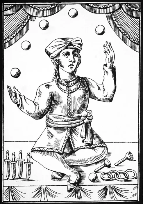 Framed Print : French Juggler Juggling Five Balls