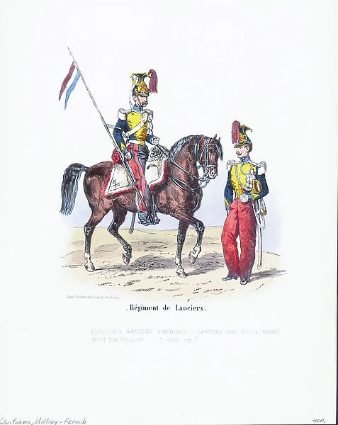 French Military Uniforms, Quartermaster Corps