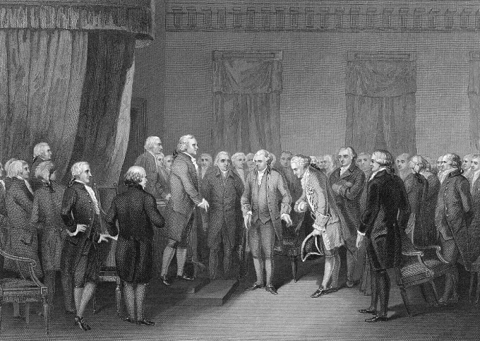 Framed Print : French Minister at Continental Congress Framed Print : French Minister at Continental Congress