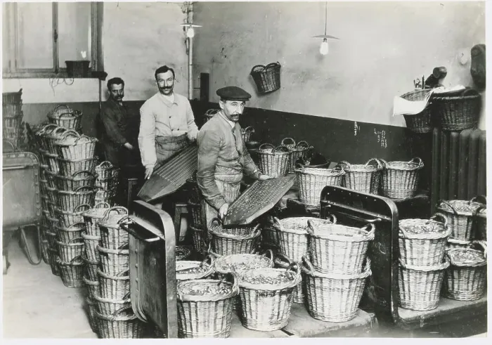 Framed Print : French Mint Workers Framed Print : French Mint Workers