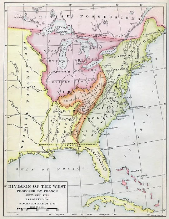Framed Print : French-Proposed Division Of Western N America Framed Print : French-Proposed Division Of Western N America