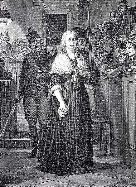 French revolution: Marie Antoinette after her conviction