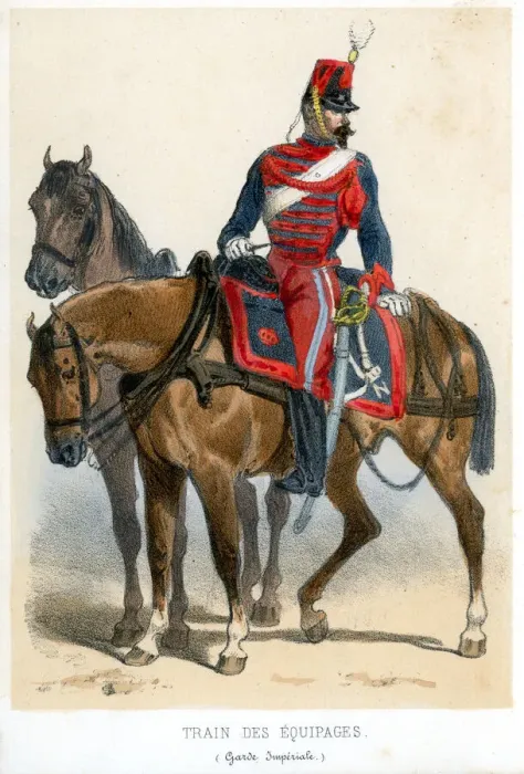 Framed Print : French soldiers of the 19th century Framed Print : French soldiers of the 19th century