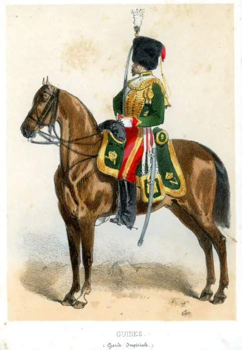 Framed Print : French soldiers of the 19th century