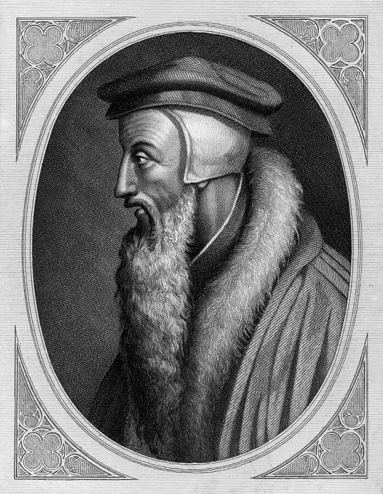 Framed Print : French Theologian John Calvin Framed Print : French Theologian John Calvin