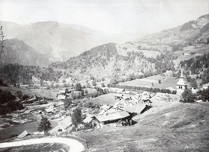 Framed Print : French Town in Valley Framed Print : French Town in Valley