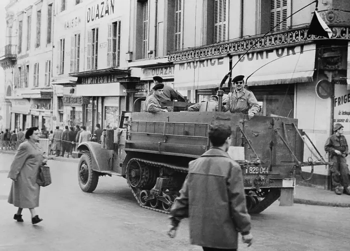 Framed Print : French Troops in Algiers Framed Print : French Troops in Algiers