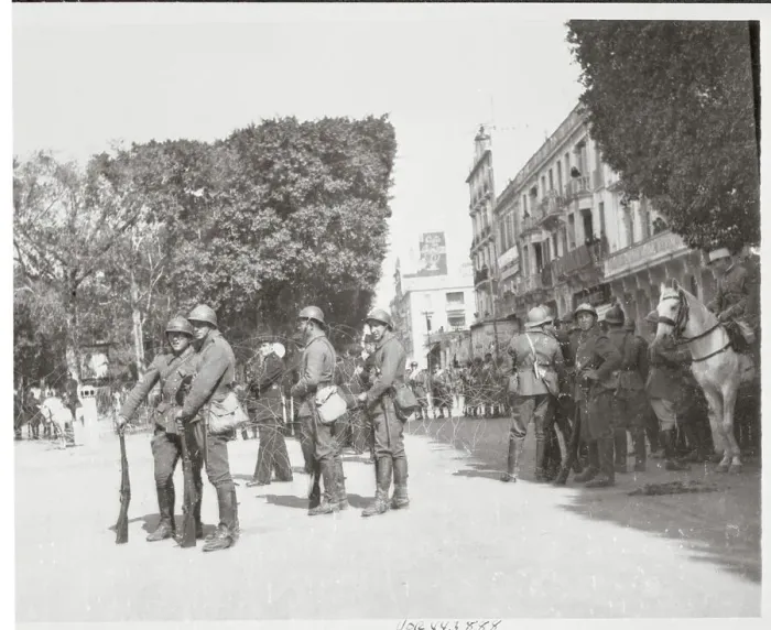 Framed Print : French Troops in Tunisia Framed Print : French Troops in Tunisia