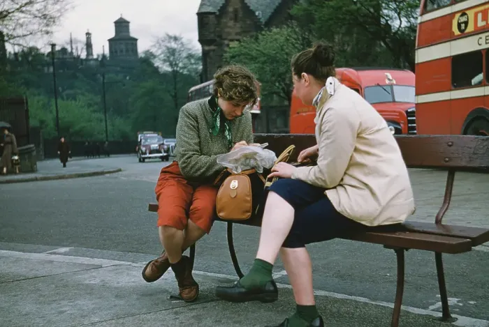 Framed Print : French Visitors To Glasgow Framed Print : French Visitors To Glasgow