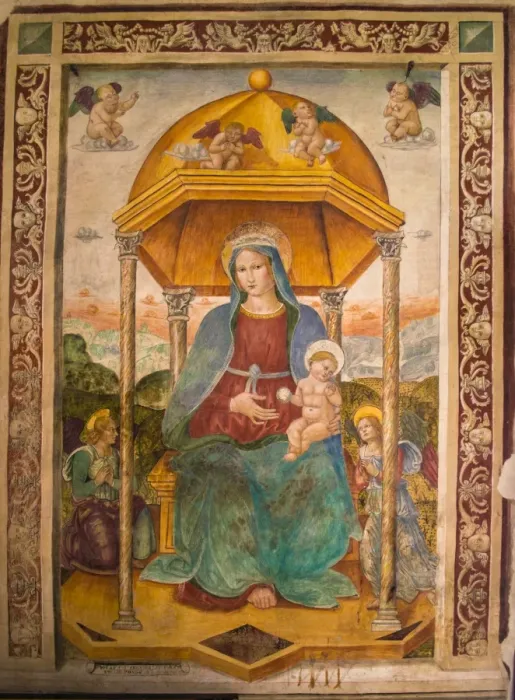 Framed Print : Fresco, Ferentillo Umbria Framed Print : Fresco, Ferentillo Umbria
