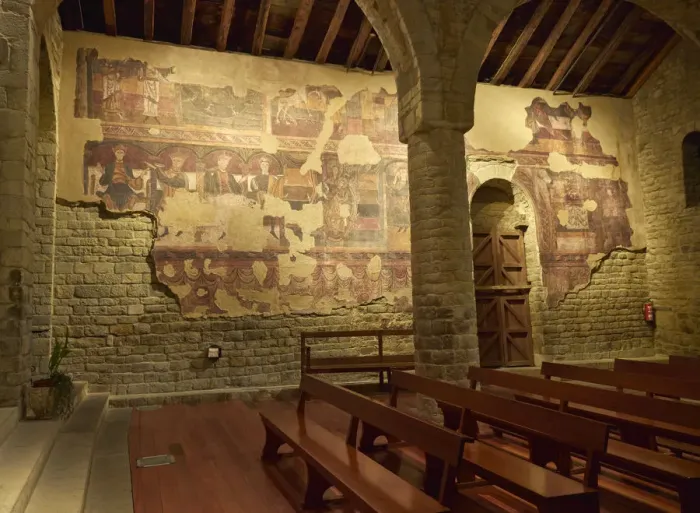 Framed Print : Frescoes in the church of Santa Maria de Taull Framed Print : Frescoes in the church of Santa Maria de Taull