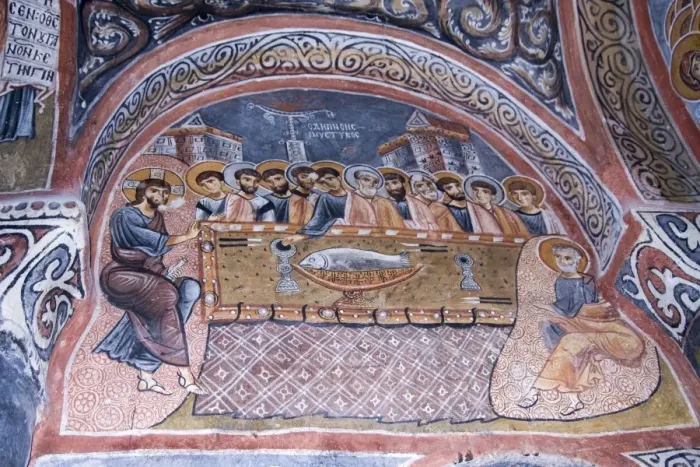 Framed Print : Frescos of Karaklin (Dark) Church Framed Print : Frescos of Karaklin (Dark) Church