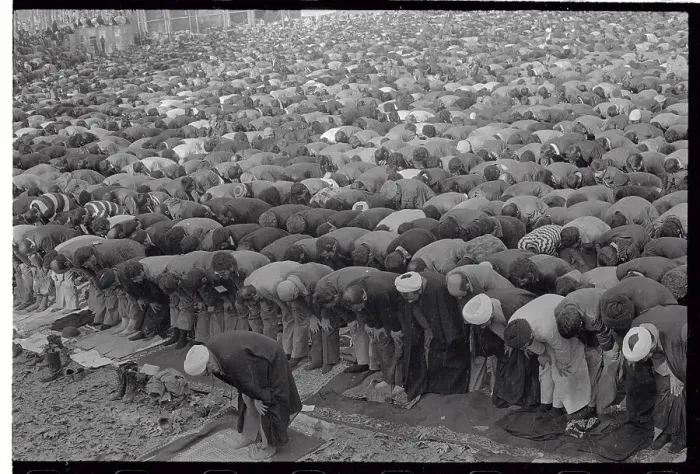 Framed Print : Friday Prayer Meeting Framed Print : Friday Prayer Meeting