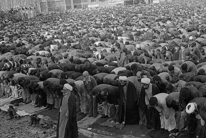 Framed Print : Friday Prayer Meeting