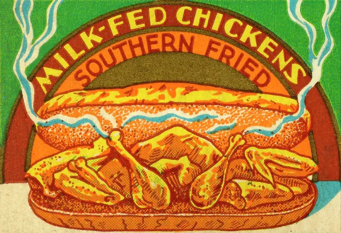 Framed Print : Fried chicken and bread Framed Print : Fried chicken and bread
