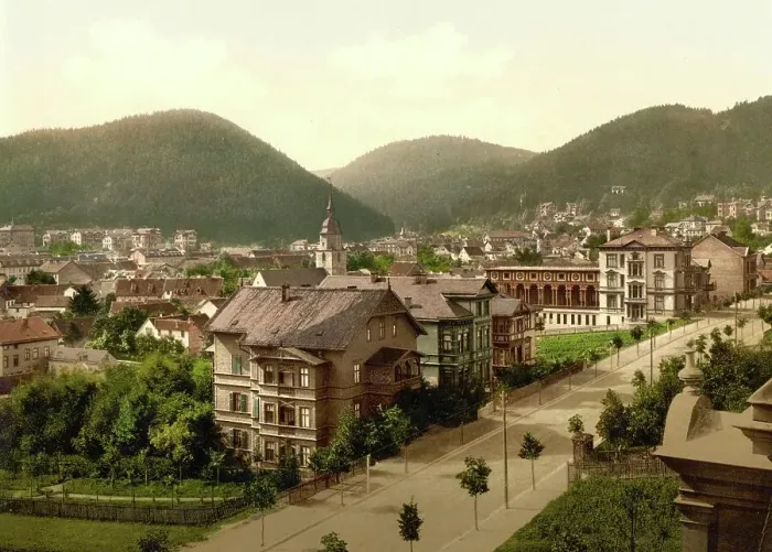 Framed Print : Friedrichrhoda in Thuringia, c. 1890, Germany, Historical, digitally restored reproduction from a 19th century original Framed Print : Friedrichrhoda in Thuringia, c. 1890, Germany, Historical, digitally restored reproduction from a 19th century original