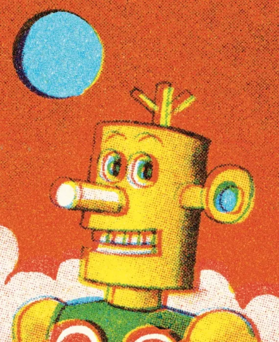 Framed Print : Friendly robot Framed Print : Friendly robot
