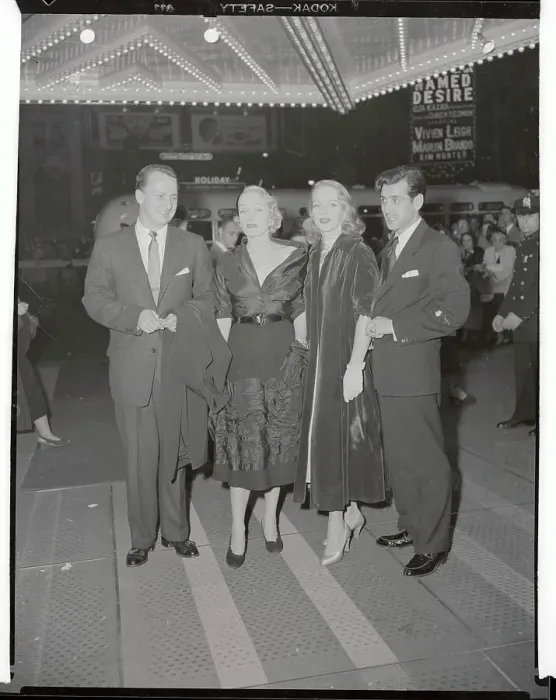 Framed Print : Friends of Judy Garland Standing in Front of theater Framed Print : Friends of Judy Garland Standing in Front of theater