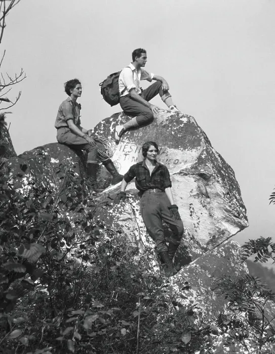 Framed Print : Three friends resting on rock, looking at view, Monument Mountain, Berkshires, Massachusetts Framed Print : Three friends resting on rock, looking at view, Monument Mountain, Berkshires, Massachusetts