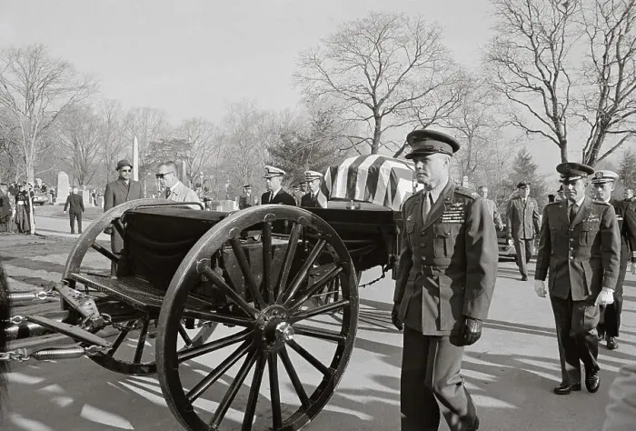Framed Print : Friends of Virgil Grissom Walking as Pallbearers Framed Print : Friends of Virgil Grissom Walking as Pallbearers