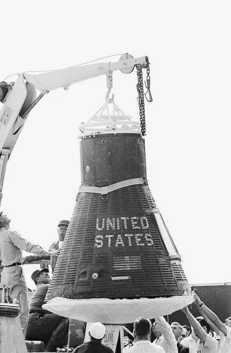Framed Print : Friendship VII Spacecraft Capsule