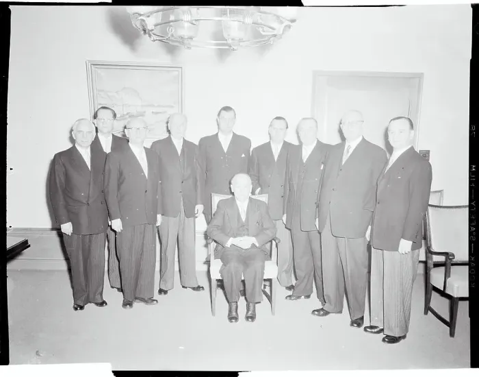 Framed Print : Fritz Steinhoff Posing with His Cabinet Framed Print : Fritz Steinhoff Posing with His Cabinet