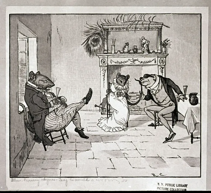 Framed Print : Froggy Would a-Wooing Go Framed Print : Froggy Would a-Wooing Go