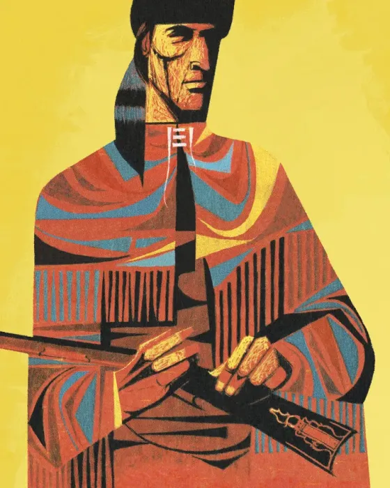 Framed Print : Frontiersman Holding a Shotgun Framed Print : Frontiersman Holding a Shotgun