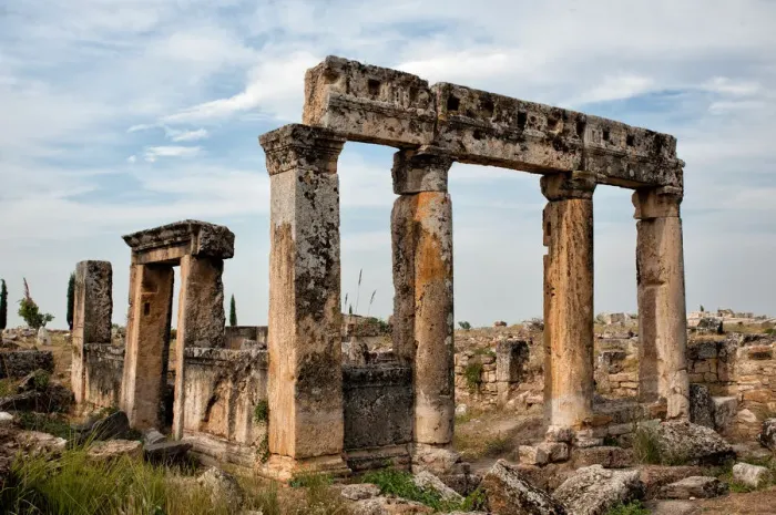 Framed Print : Frontinus street - Hierapolis Framed Print : Frontinus street - Hierapolis