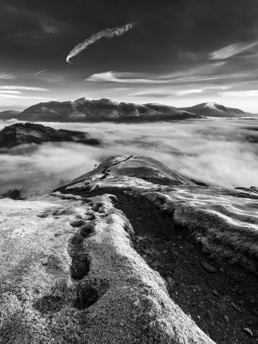 Framed Print : Frosty Fells Sunrise, Cumbria, Lake District Framed Print : Frosty Fells Sunrise, Cumbria, Lake District