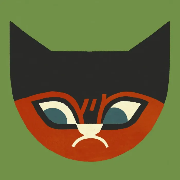 Framed Print : Frowning Cat Framed Print : Frowning Cat