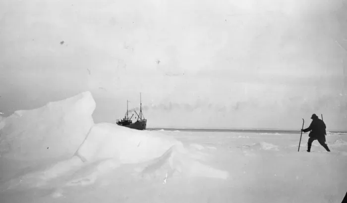 Framed Print : Frozen-In Ship Framed Print : Frozen-In Ship
