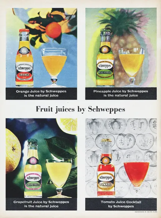 Framed Print : Fruit Juices By Schweppes Framed Print : Fruit Juices By Schweppes