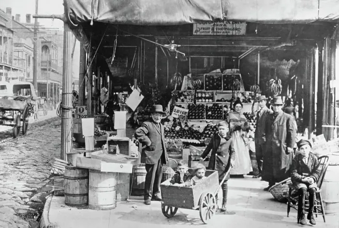 Framed Print : Fruit Stall