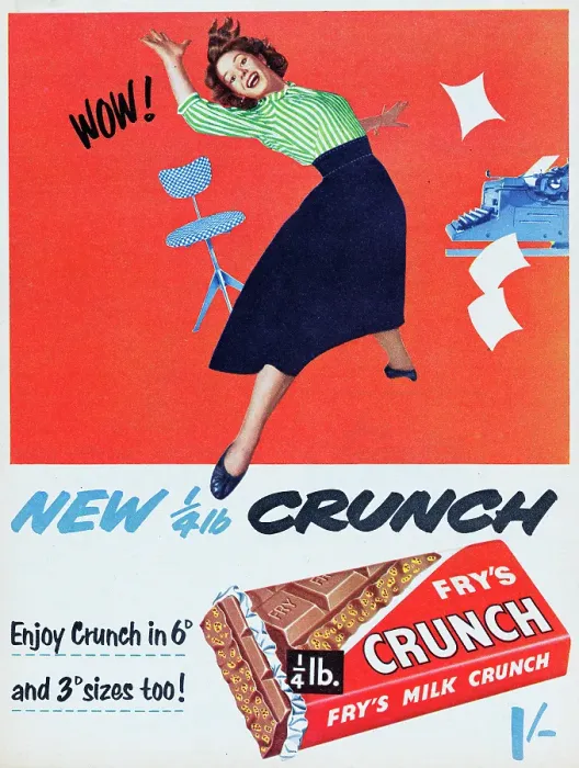 Framed Print : Fry's Milk Crunch Framed Print : Fry's Milk Crunch