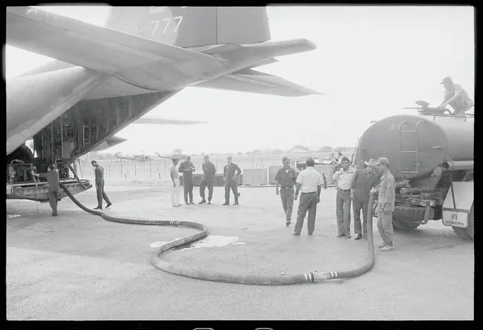 Framed Print : Fuel Being Unloaded at Airport Framed Print : Fuel Being Unloaded at Airport