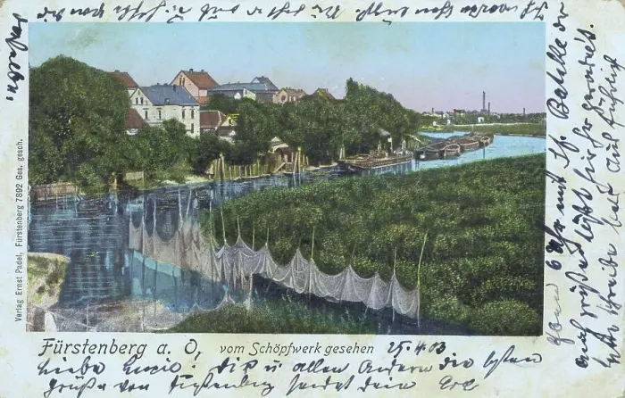 Framed Print : Fuerstenberg an der Oder, Brandenburg, Germany, view around ca 1910, digital reproduction of a historical postcard, from that time, exact date unknown Framed Print : Fuerstenberg an der Oder, Brandenburg, Germany, view around ca 1910, digital reproduction of a historical postcard, from that time, exact date unknown