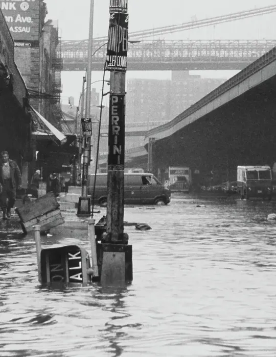 Framed Print : Fulton Fish Market Flooded Framed Print : Fulton Fish Market Flooded
