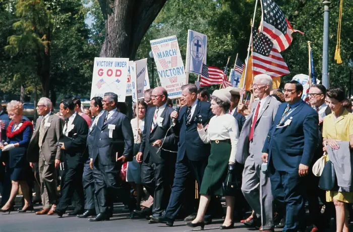 Framed Print : Fundamentalist Christian Marchers