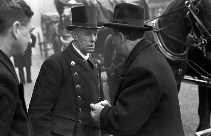 Framed Print : Funeral Coachman Framed Print : Funeral Coachman