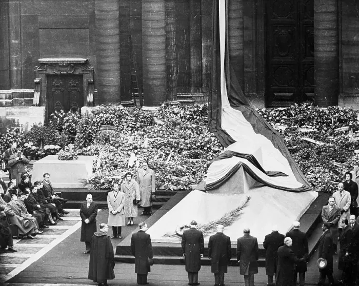 Framed Print : Funeral Of Irene Joliot Curie In Paris Framed Print : Funeral Of Irene Joliot Curie In Paris