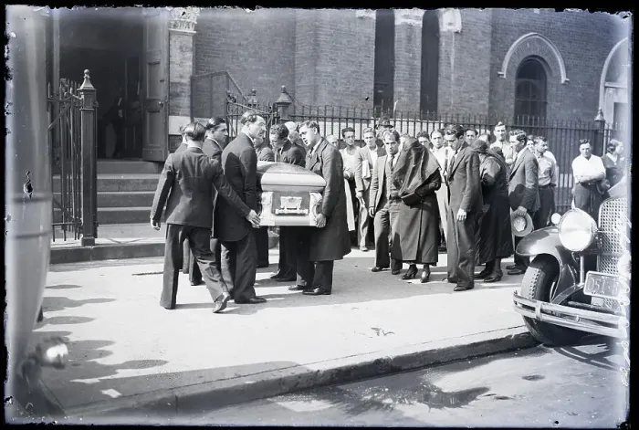 Framed Print : Funeral; Men Carrying Casket Framed Print : Funeral; Men Carrying Casket