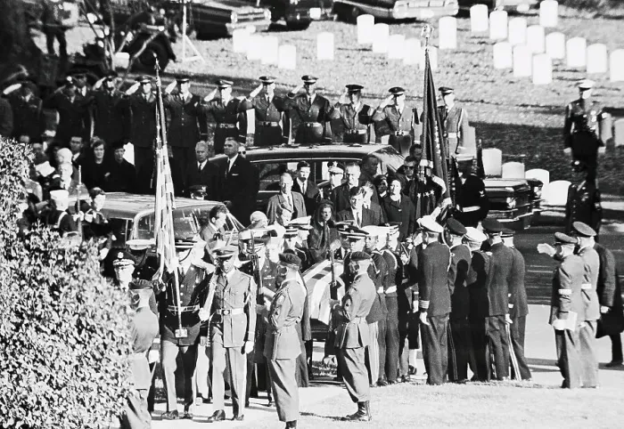 Framed Print : Funeral Party Arriving to National Cemetery Framed Print : Funeral Party Arriving to National Cemetery